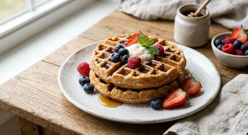 Gluten-Free Protein Waffles