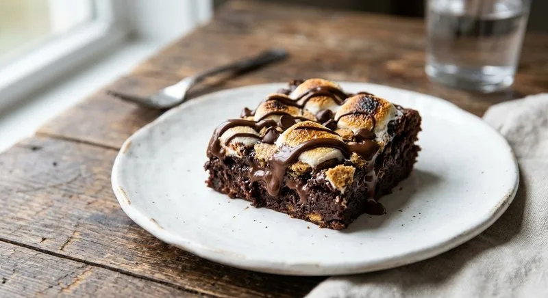 Gluten-Free S'mores Brownies