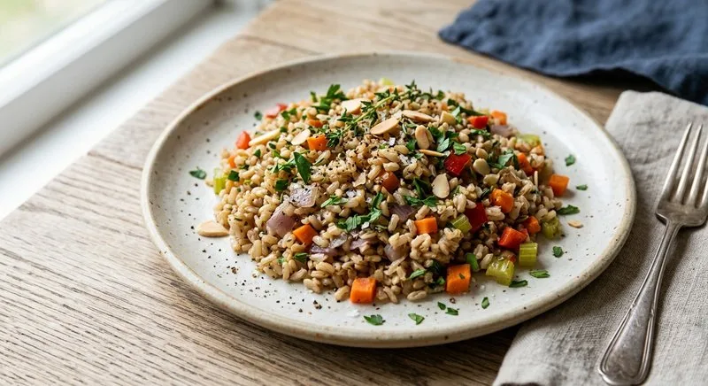 Gluten-Free Brown Rice Pilaf