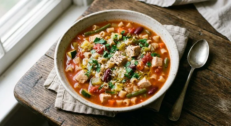 Gluten-Free Italian Minestrone with Pasta